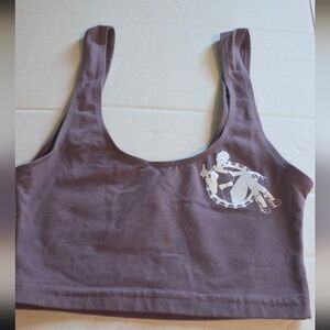 Los Angeles Apparel Purple Tank Top